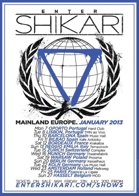 Enter Shikari - Tour Januar 2013